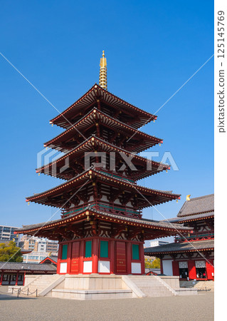 大阪市天王寺區四天王寺五層塔 125145769