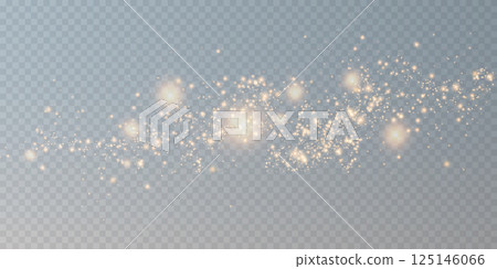 An Elegant Sparkling Effect is beautifully blended on a Soft Background, creating an enchanting atmosphere 125146066