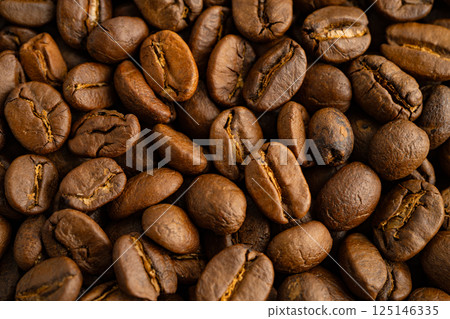 Coffee beans, Import Export Shopping online or eCommerce delivery service store product shipping, trade, supplier concept. 125146335