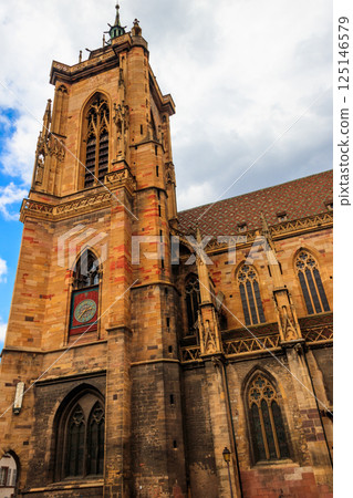 St. Martin's collegiate church in Colmar, Alsace, France 125146579