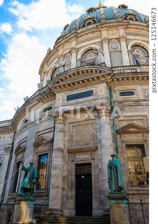 Frederik's Church, also known as Marble Church, in Copenhagen, Denmark 125146673