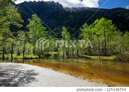 上高地新綠中的8處絕美梓川與穗高山脈景觀 125146754