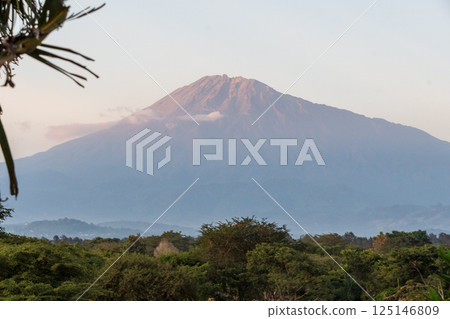 Mount meru as seen from Arusha Mount meru as seen from Arusha 125146809