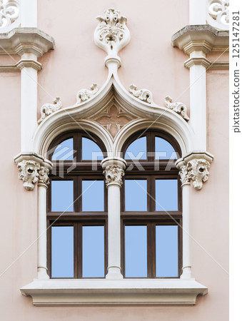 Window of a baroque church Window of a baroque church 125147281