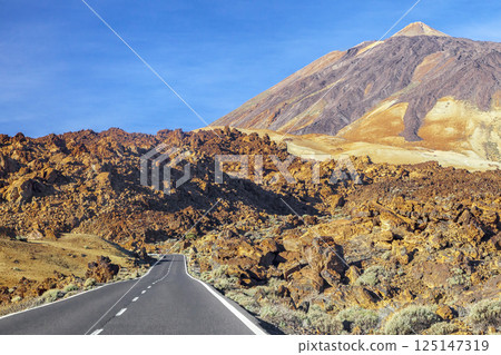 The volcano El Teide in Tenerife, Spain 125147319