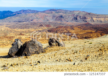 Landscape near Teide volcano, Tenerife Landscape near Teide volcano, Tenerife 125147337