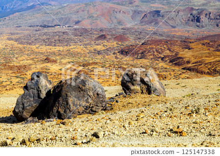 Landscape near Teide volcano, Tenerife Landscape near Teide volcano, Tenerife 125147338
