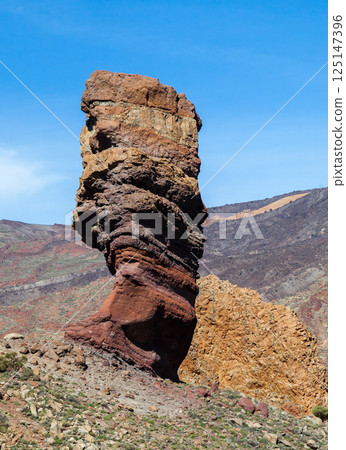 Rock formation near Teide volcano, Tenerife 125147396