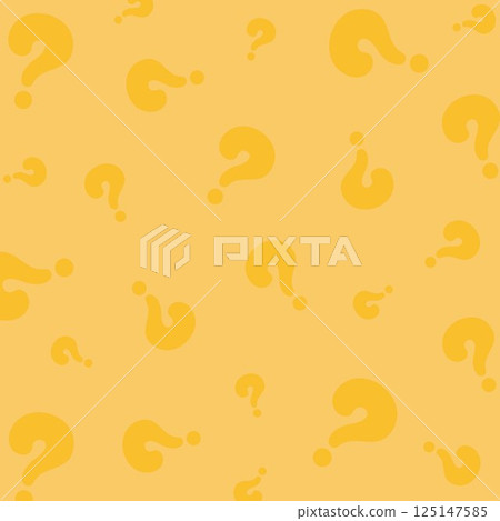 Orange question mark background illustration 125147585