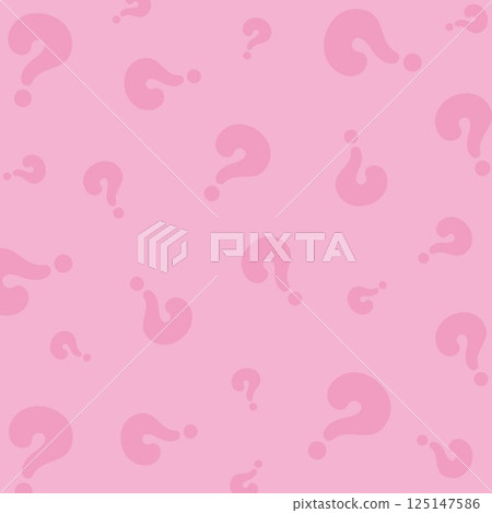 Pink question mark background illustration 125147586