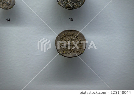 Archaeological Treasury Exhibition of ancient artifacts in Georgian National Museum in Tbilisi, capital of Georgia 125148044