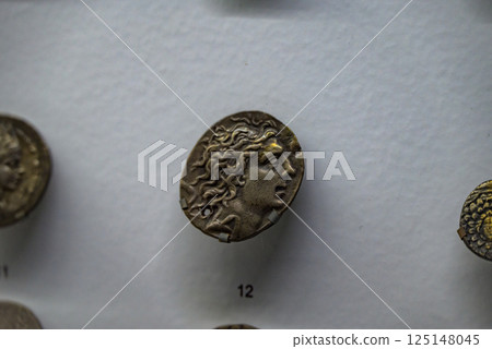 Archaeological Treasury Exhibition of ancient artifacts in Georgian National Museum in Tbilisi, capital of Georgia 125148045