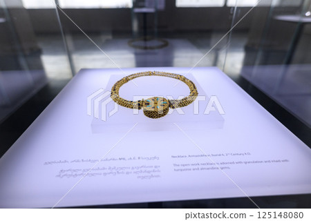 Archaeological Treasury Exhibition of ancient artifacts in Georgian National Museum in Tbilisi, capital of Georgia Archaeological Treasury Exhibition of ancient artifacts in Georgian National Museum in Tbilisi, capital of Georgia 125148080