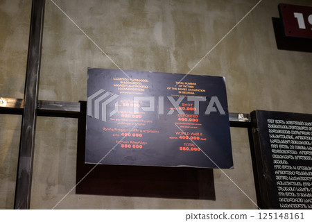 Permanent Exhibition of the Museum of Soviet Occupation in the Georgian National Museum in Tbilisi, capital of Georgia 125148161
