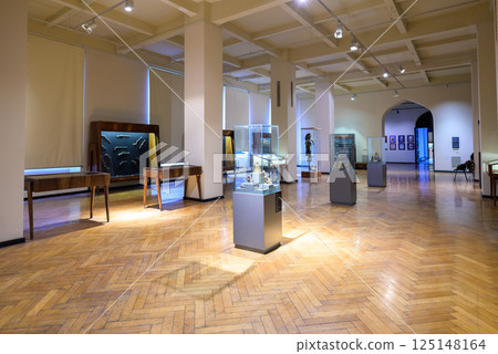 Exhibition of ancient artifacts in Georgian National Museum in Tbilisi, capital of Georgia Exhibition of ancient artifacts in Georgian National Museum in Tbilisi, capital of Georgia 125148164