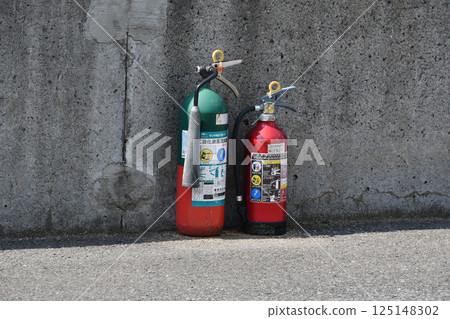 Fire extinguishers on the circuit Fire extinguishers on the circuit 125148302
