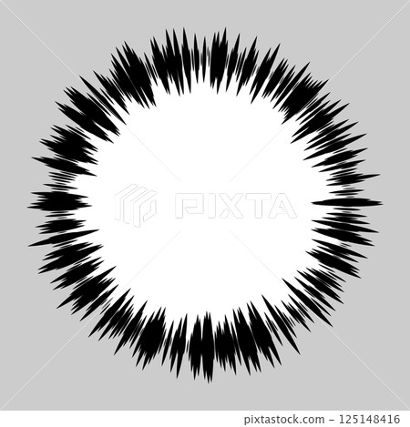 Vector stock of comic speech bubbles with shocking lines on white background 125148416