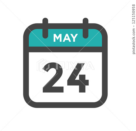 May 24 Calendar Day or Calender Date for Deadlines or Appointment 125150958
