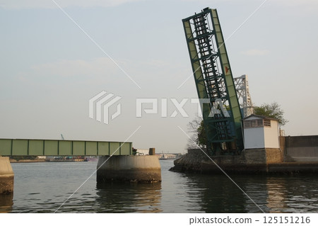 Nagoya Port Folding Bridge 125151216
