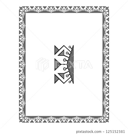 Vintage floral classic calligraphic retro vignette scroll frames ornamental design elements black and color set isolated vector 125152381