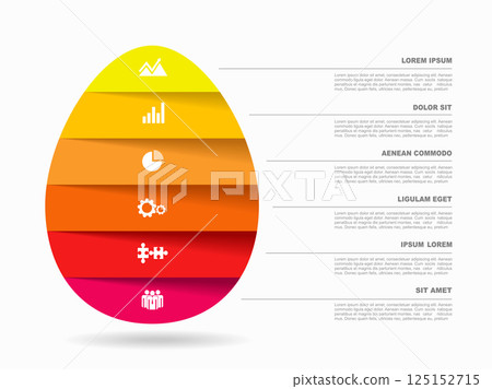 Infographic design template with place for your data. Vector illustration. Infographic design template with place for your data. Vector illustration. 125152715