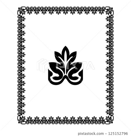 Vintage traditional realistic black and color Crests Ribbons Frames set on white background isolated vector illustration 125152796