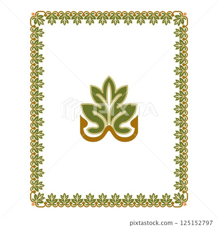 Vintage traditional realistic black and color Crests Ribbons Frames set on white background isolated vector illustration 125152797