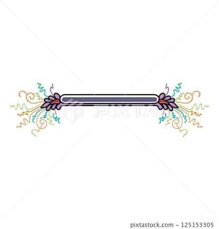Vintage floral calligraphic floral vignette scroll corners ornamental design elements set isolated illustration Vintage floral calligraphic floral vignette scroll corners ornamental design elements set isolated illustration 125153305