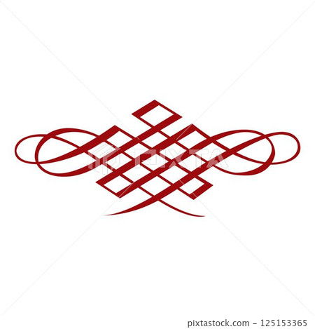 Vintage floral calligraphic floral vignette scroll corners ornamental design elements set isolated illustration 125153365