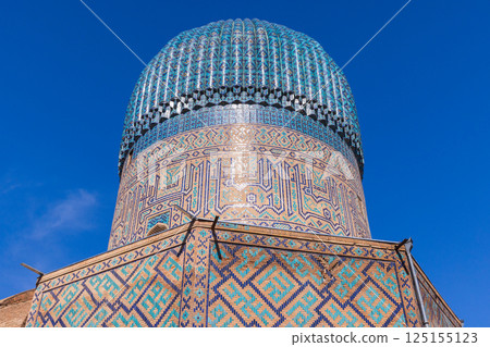 Dome of Gur-e-Amir, a mausoleum of the Turco-Mongol conqueror Timur 125155123
