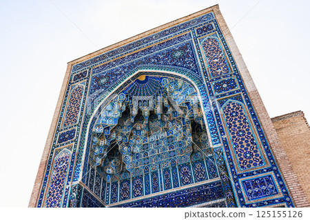 Portal of the Gur-e Amir mausoleum of the Turco-Mongol conqueror Timur Portal of the Gur-e Amir mausoleum of the Turco-Mongol conqueror Timur 125155126