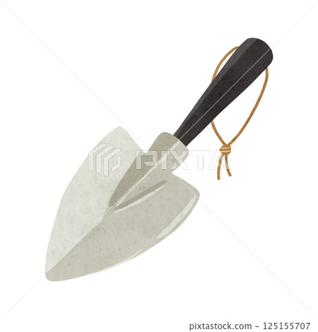 園藝鏟水彩手繪插畫 園藝鏟水彩手繪插畫 125155707