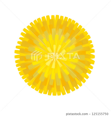 Designed watercolor dandelion flower Designed watercolor dandelion flower 125155750