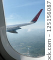 Aerial View from Airplane Window 125156087