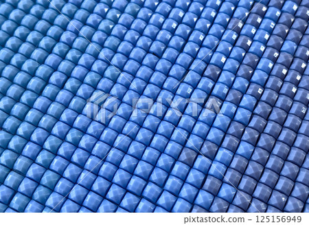 Close-up, colorful texture square diamond embroidery bright 125156949