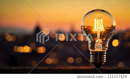light bulb  125157429