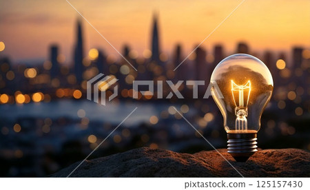 light bulb  125157430
