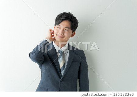 穿西裝的男人的肖像 穿西裝的男人的肖像 125158356