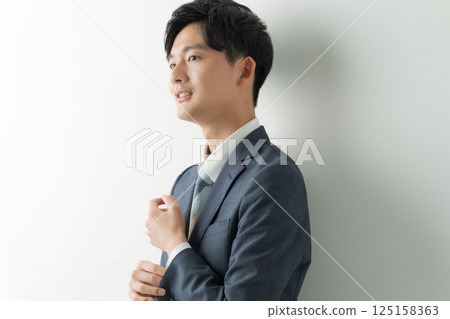 portrait of man in suit portrait of man in suit 125158363