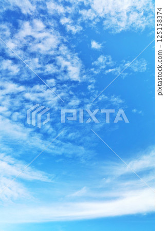Autumn sky and clouds 125158374