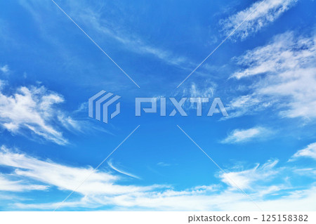 Autumn sky and clouds 125158382