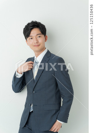 portrait of man in suit portrait of man in suit 125158436