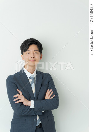 穿西裝的男人的肖像 穿西裝的男人的肖像 125158439