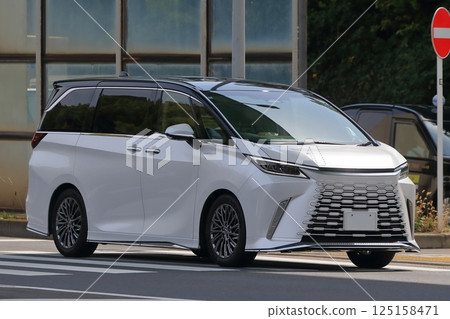 White luxury minivan image 125158471