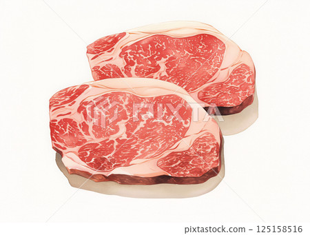 Wagyu beef sirloin steak 125158516