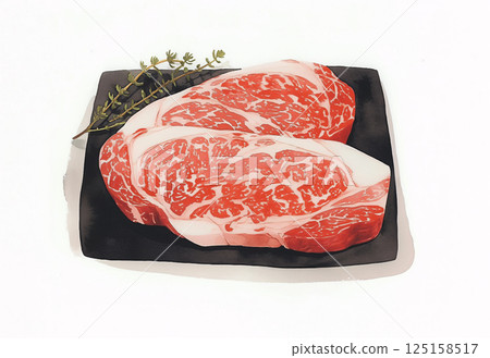 和牛牛肉沙朗牛排 和牛牛肉沙朗牛排 125158517