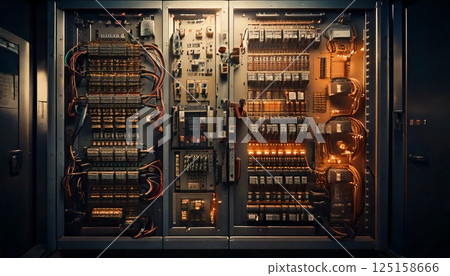 Distribution board Distribution board 125158666