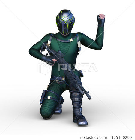 Cyber warrior 125160290