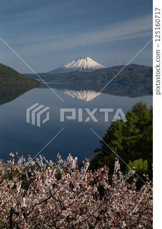 Spectacular view of Lake Toya in spring Spectacular view of Lake Toya in spring 125160717