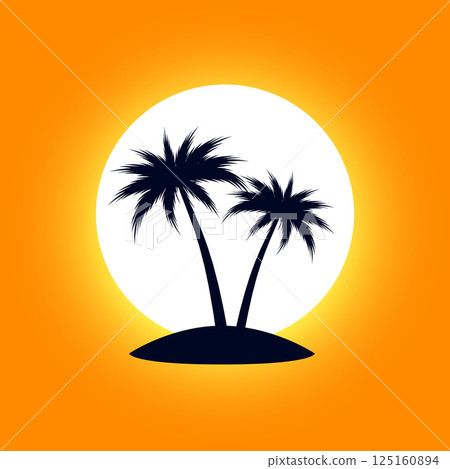 Tropical Palm Tree Tropical Palm Tree 125160894